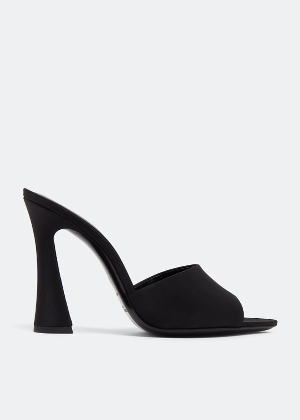 

Мюли SAINT LAURENT Suite mules, черный