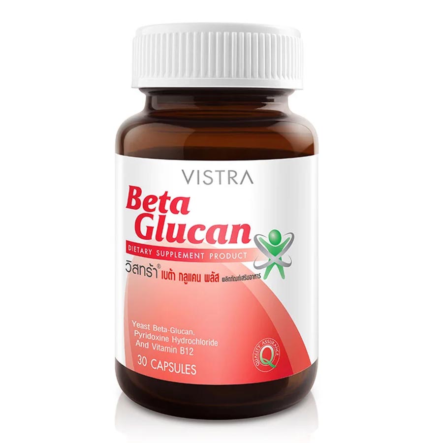 маска тканевая beta glucan Пищевая добавка Vistra Beta Glucan, 30 капсул