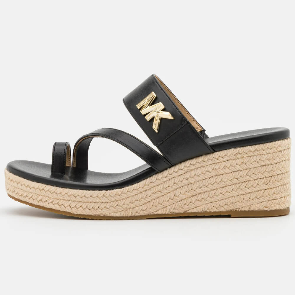 

Шлепки Michael Kors Jilly Mid Wedge, черный/коричневый