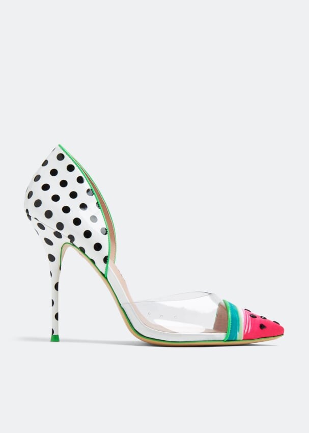 

Туфли SOPHIA WEBSTER Jessica Watermelon d'Orsay pumps, принт
