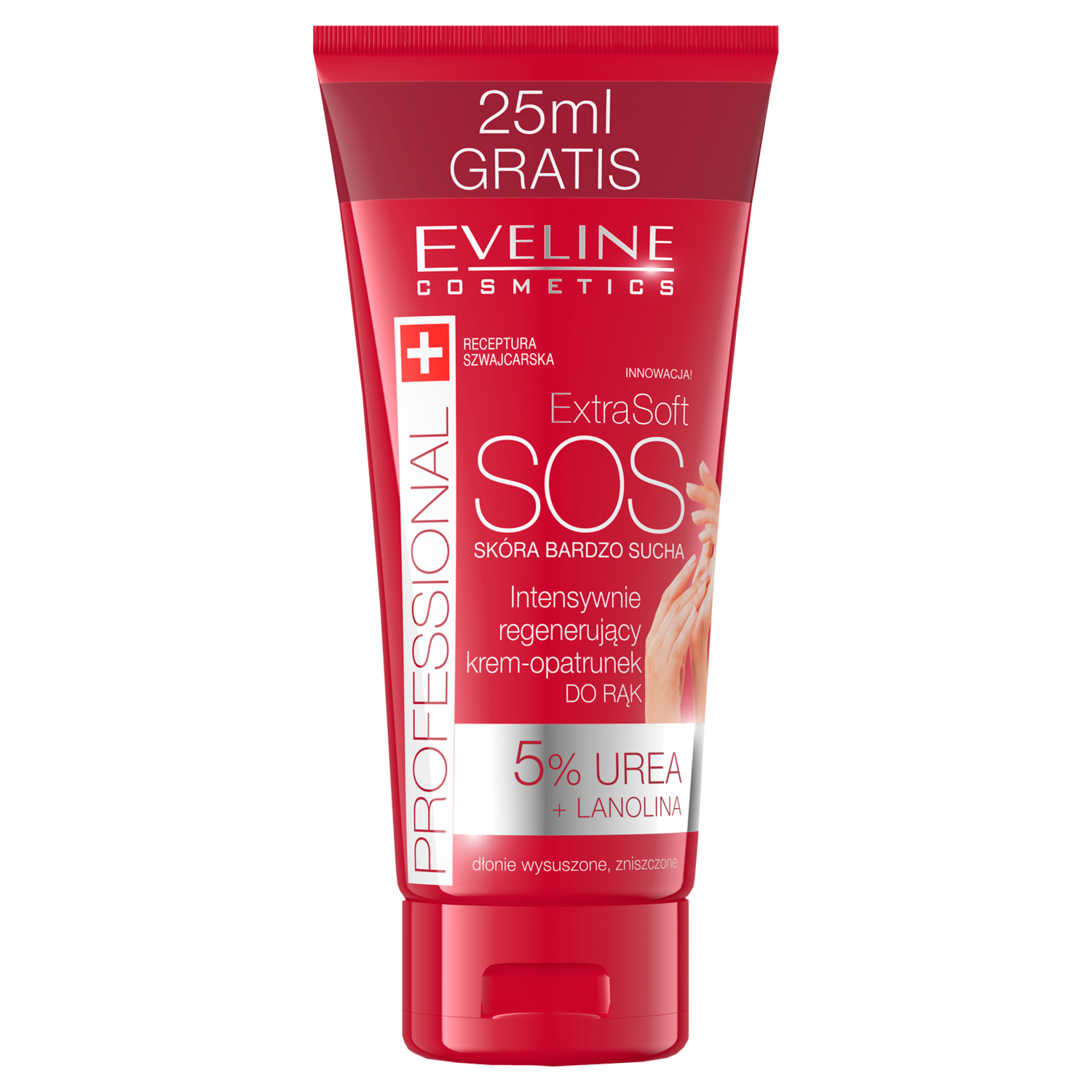 Eveline Cosmetics Extra Soft SOS регенерирующий крем-повязка для рук, 100 мл