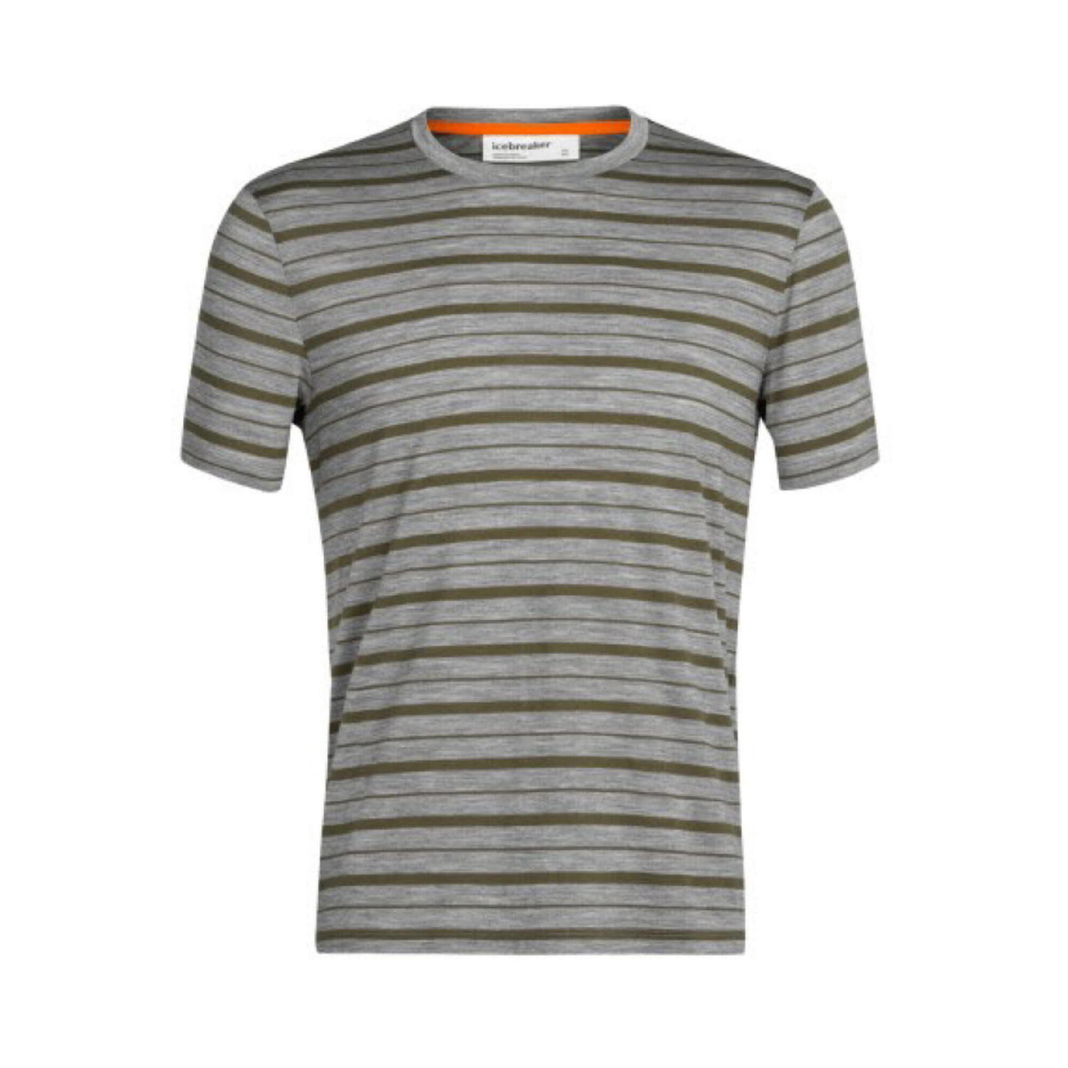 

Футболка Icebreaker M Wave SS Tee Stripe, жемчужно-серый