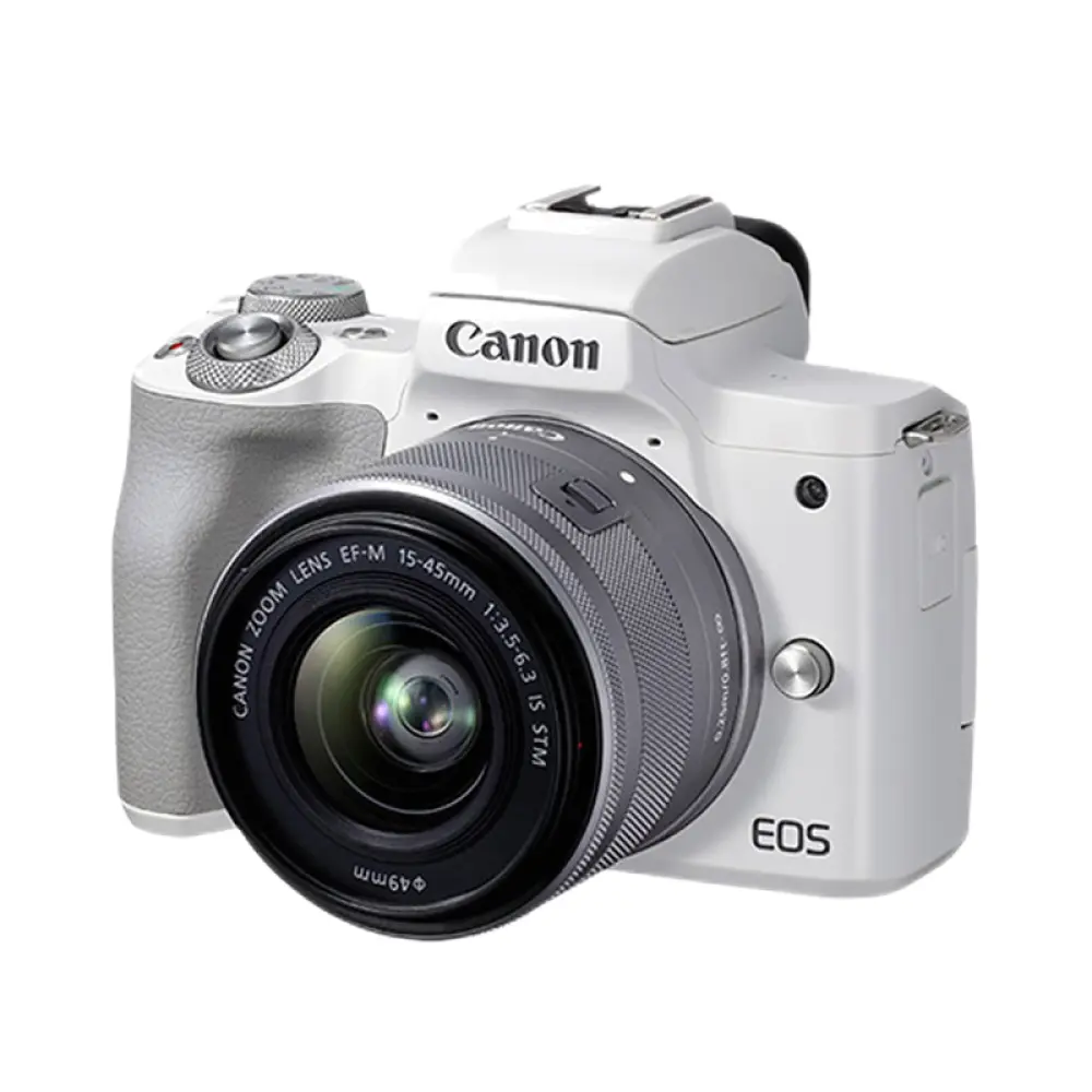 

Фотоаппарат Canon EOS M50 Mark II Vlog 4K 15-45mm, белый