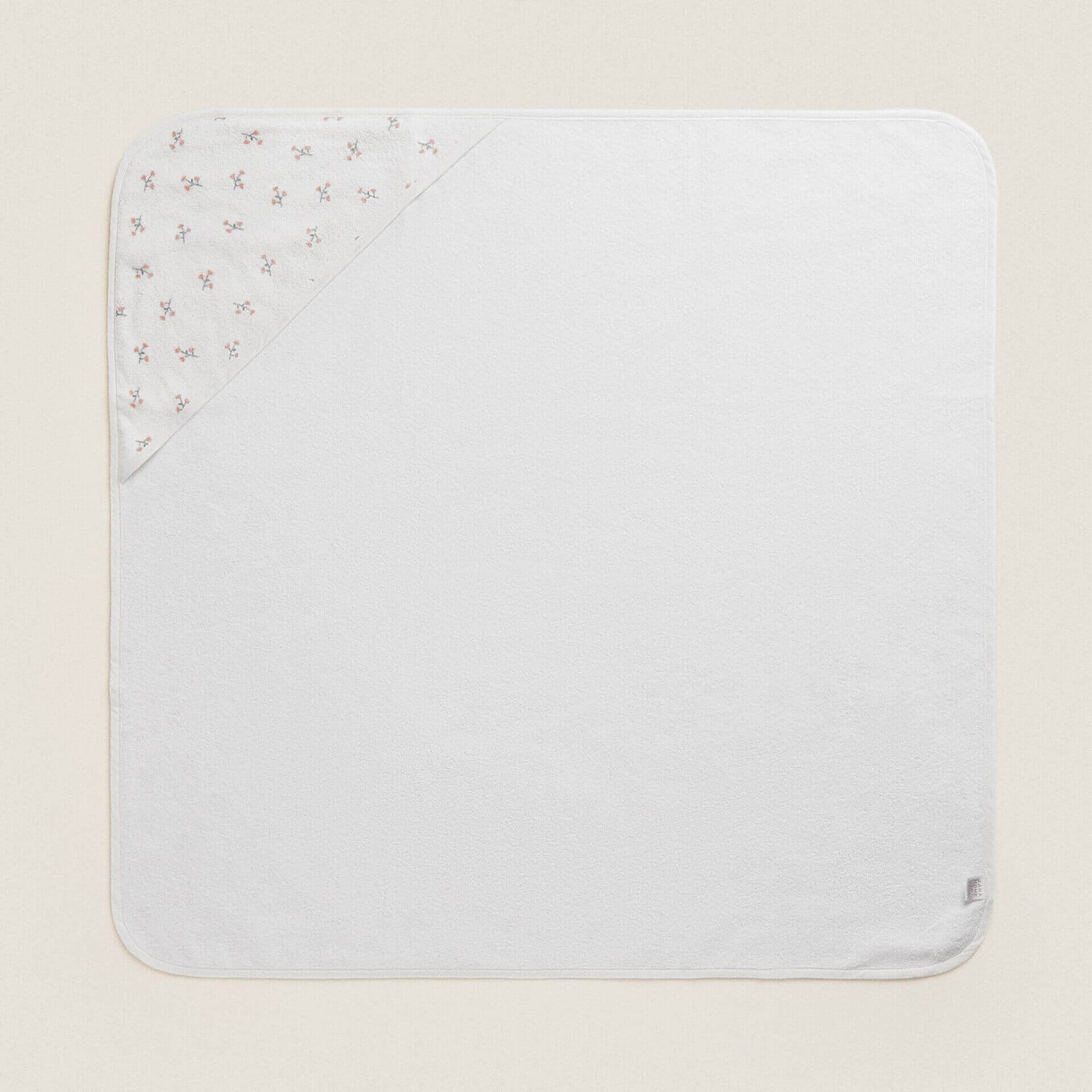 

Полотенце Zara Home Floral Print, белый