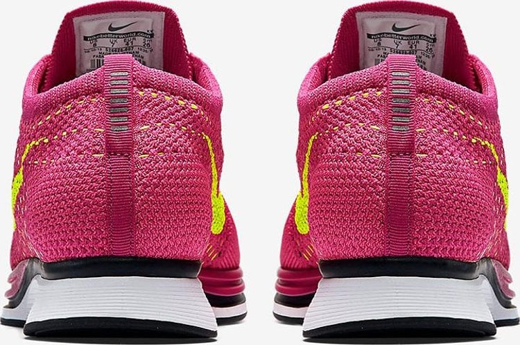 Nike flyknit outlet racer fireberry/volt/pink flash