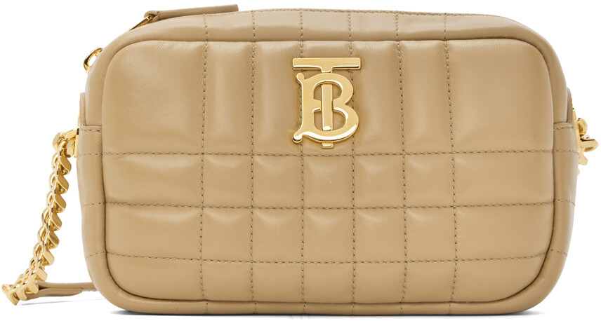 

Бежевая мини-сумка для фотоаппарата Lola Burberry
