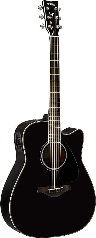 

Yamaha FGX830C BL Folk Акустическая/электрическая гитара Палисандр Нижняя дека/обечайки Черный Yamaha FGX830C BL Folk /Elec Guitar Back/Sides Black
