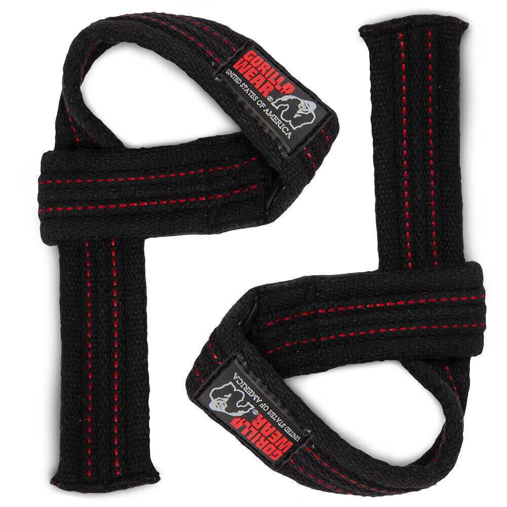 

Жесткие подъемные ремни GORILLA WEAR, черный