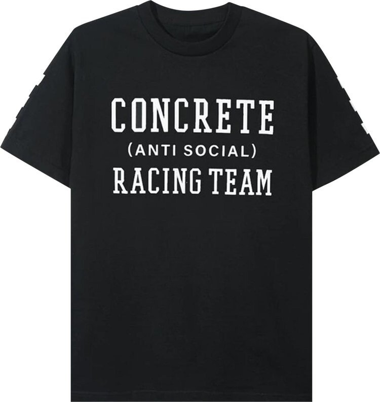 

Футболка Anti Social Social Club Concrete Jungle Racing Team Tee 'Black', черный
