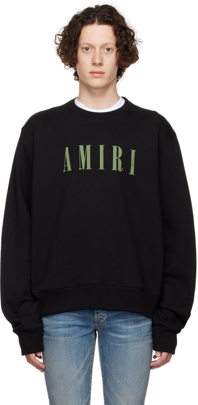 

Черный хлопковый свитшот AMIRI