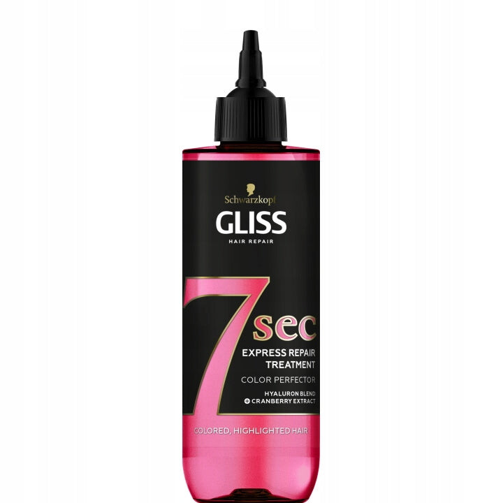 

Gliss 7sec Express Repair Treatment Color Perfector экспресс-уход для окрашенных и обесцвеченных волос 200мл