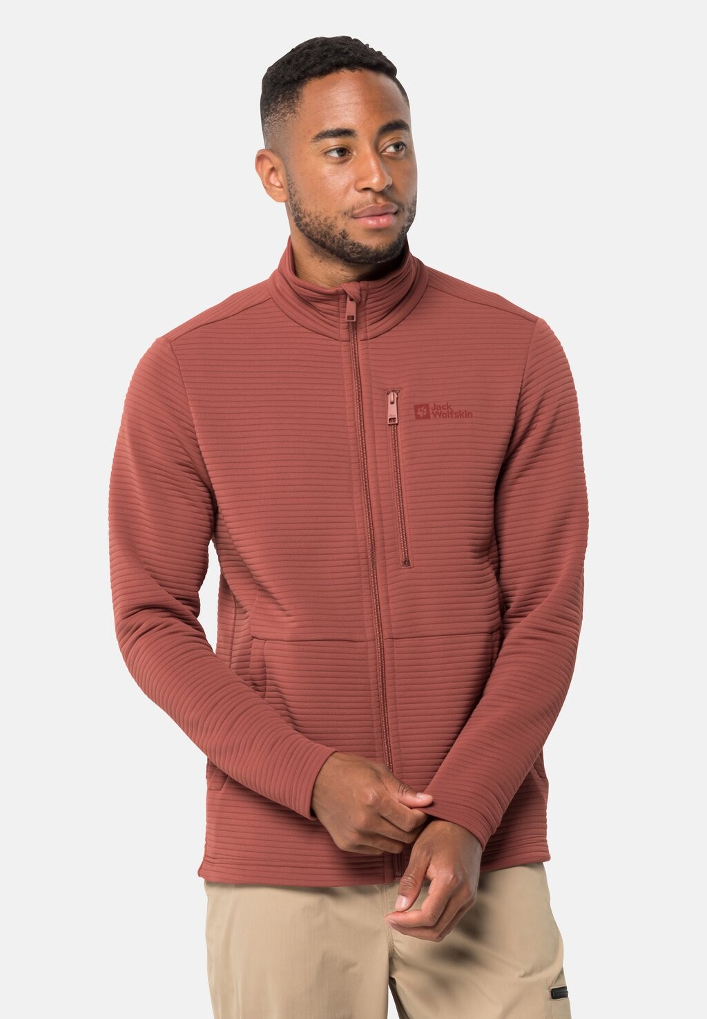 

Флисовая куртка MODESTO Jack Wolfskin, цвет barn red