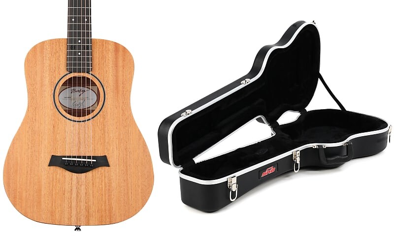 

Акустическая гитара Taylor Baby Mahogany BT2 для левшей - комплект из натурального красного дерева с жестким футляром для гитары SKB 1SKB-300 Baby Taylor / Martin LX Taylor + SKB FB01005000010141000=1 1SKB-300=1