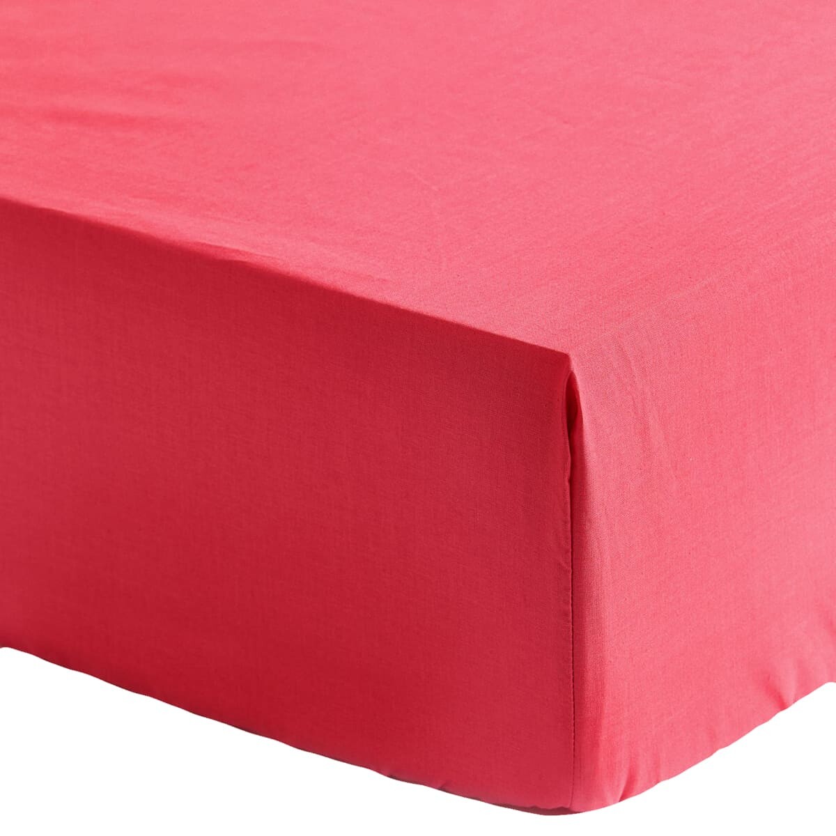 

Простыня на резинке H&M Home Fitted Cotton 180х120, розовый