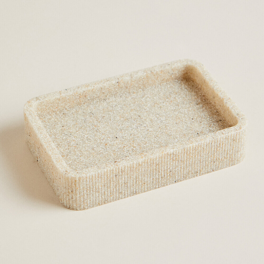 

Мыльница Zara Home Resin, бежевый