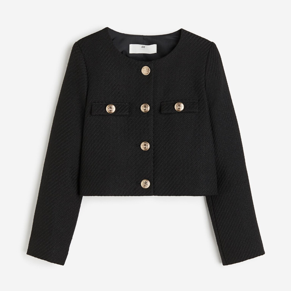 

Жакет H&M Bouclé, черный