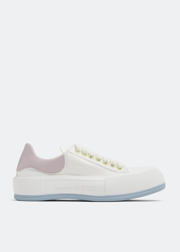 

Кроссовки ALEXANDER MCQUEEN Deck Plimsoll sneakers, белый