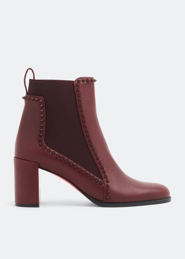 

Ботинки CHRISTIAN LOUBOUTIN Out Line Spike 70 boots, бордовый