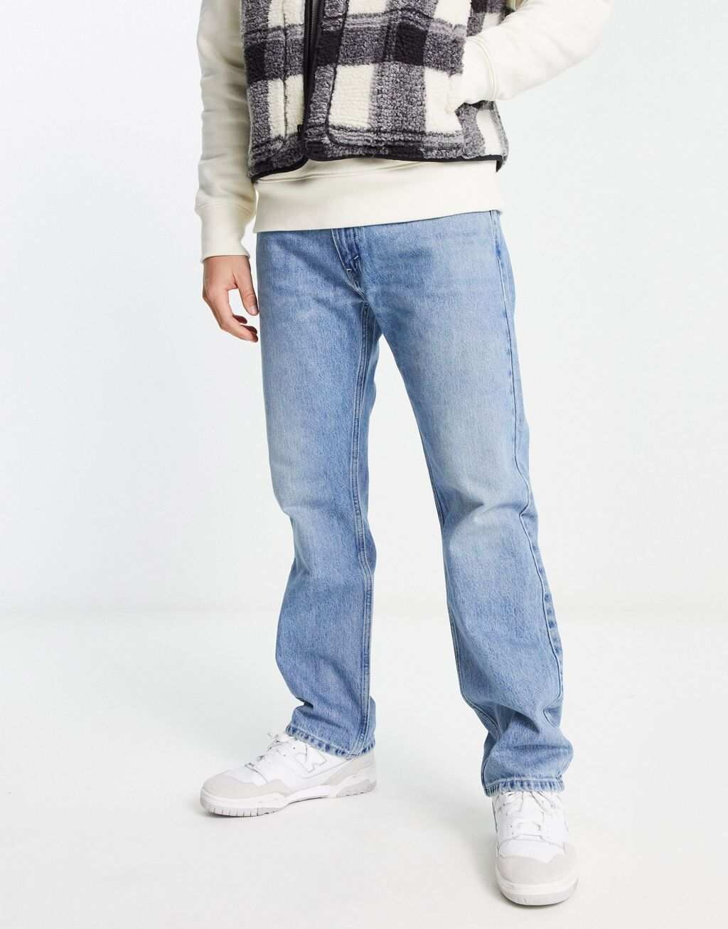 

Голубые джинсы прямого кроя Levi's Silvertab