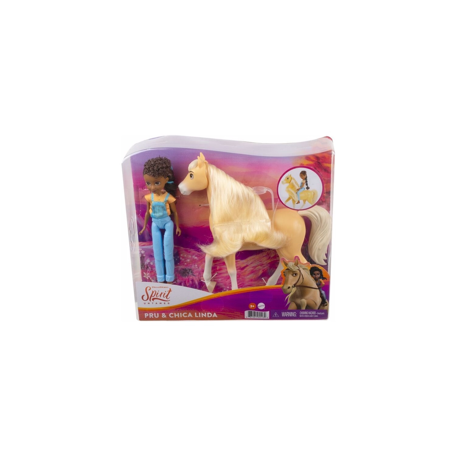 

Игровой набор Barbie Spirit Doll and Lovely Horse Pru and Chica GXF22