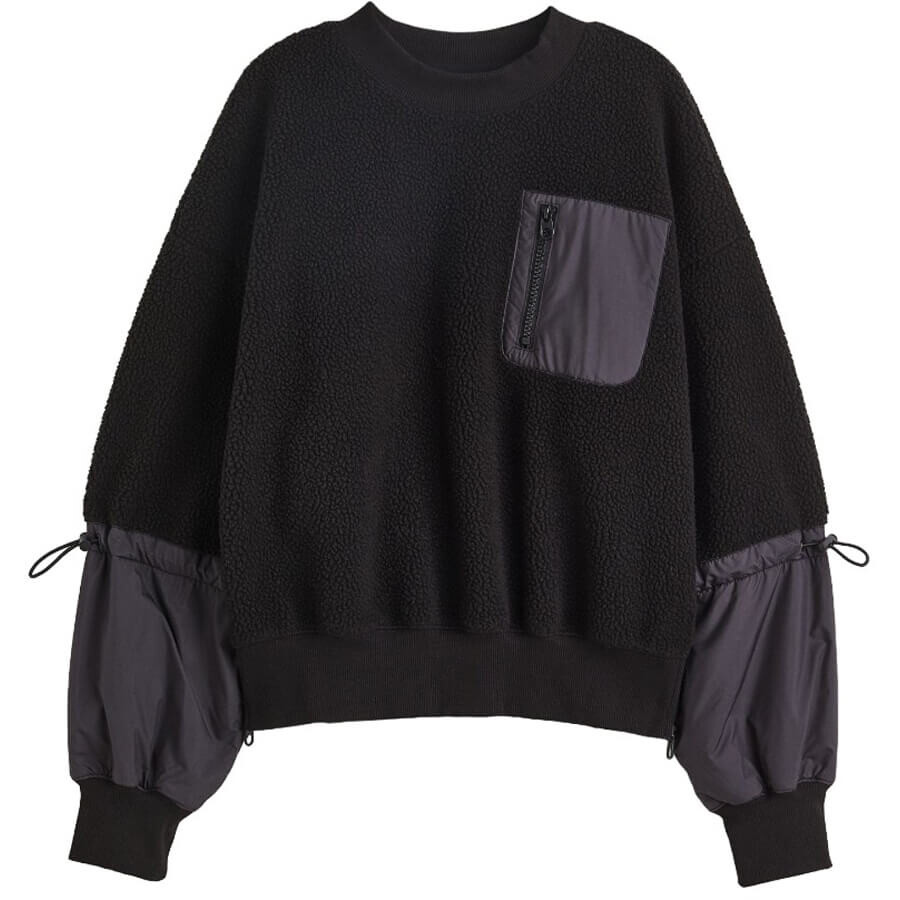 

Свитшот H&M Teddy sports, черный