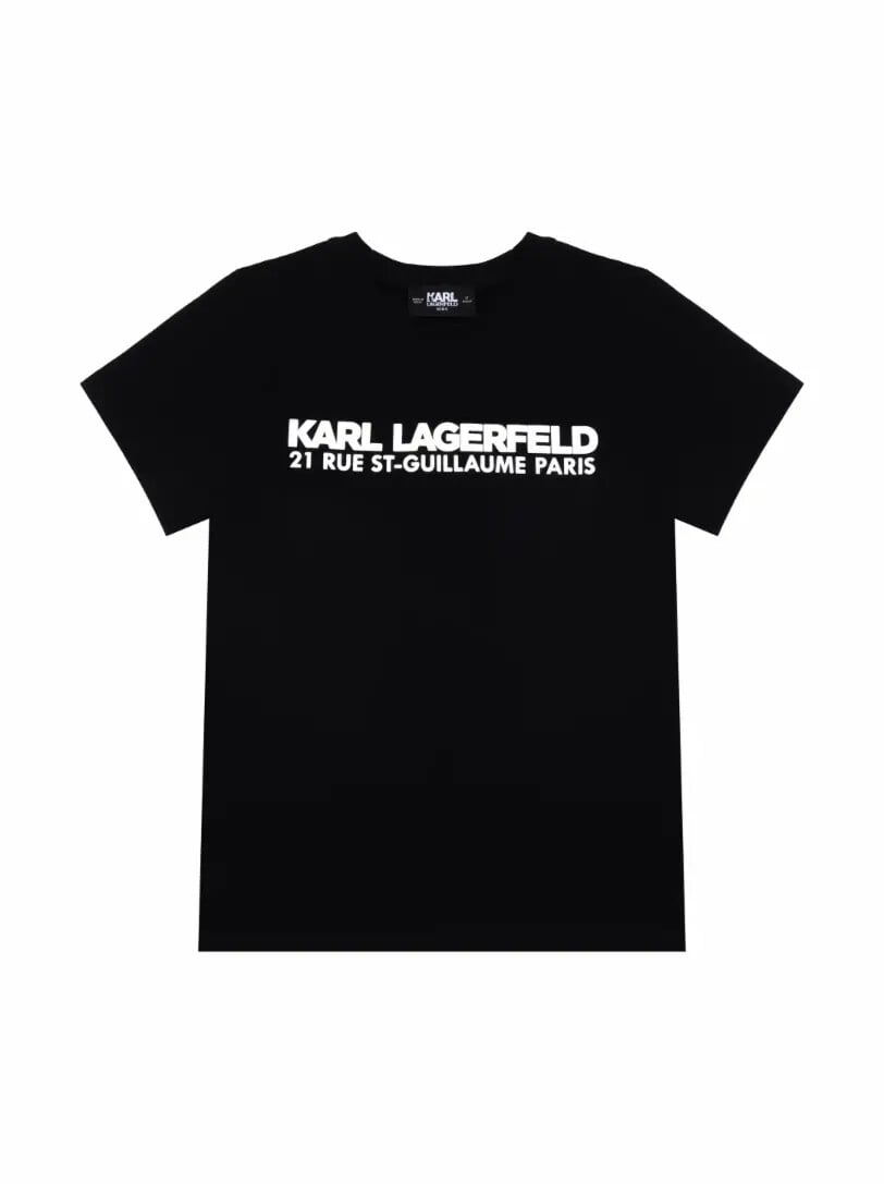 

Хлопковая футболка с логотипом Karl Lagerfeld