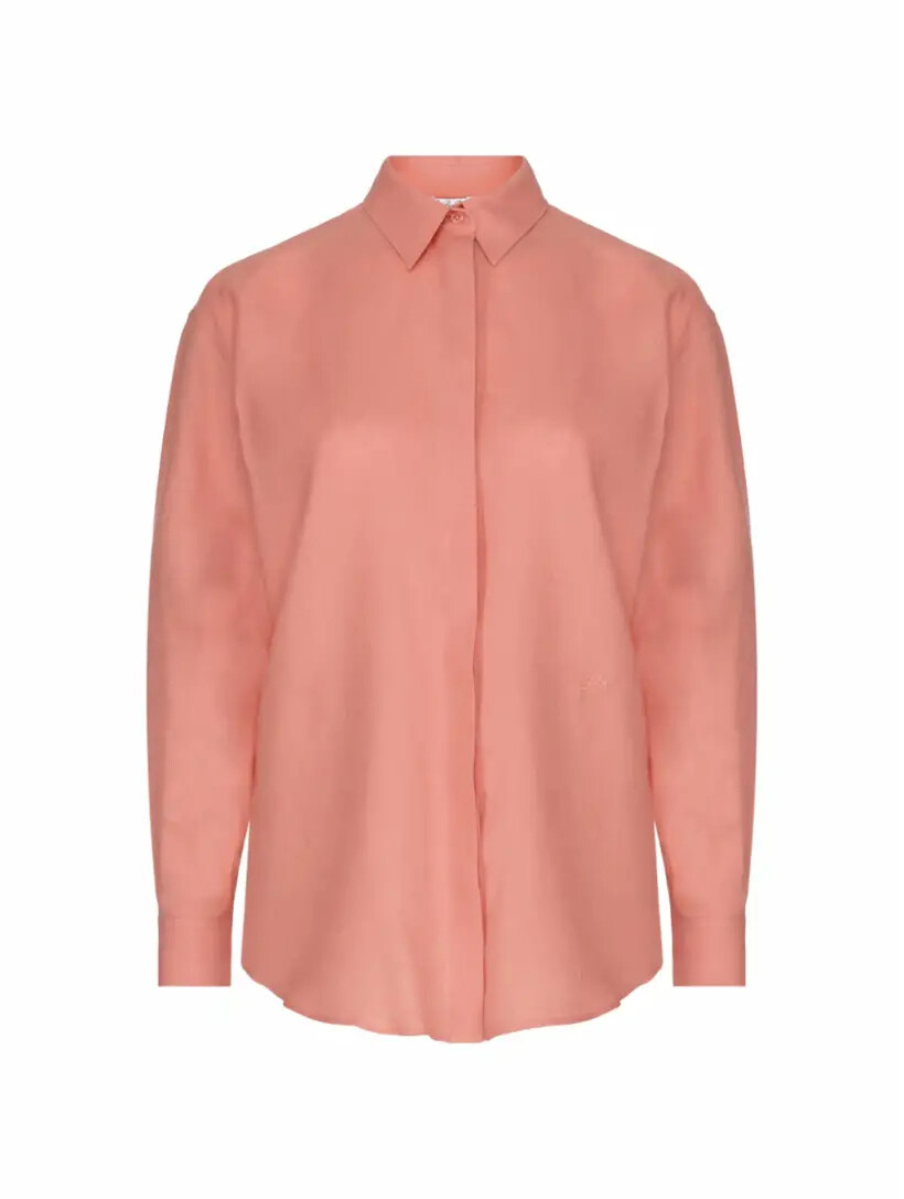 

Льняная рубашка с логотипом Loro Piana