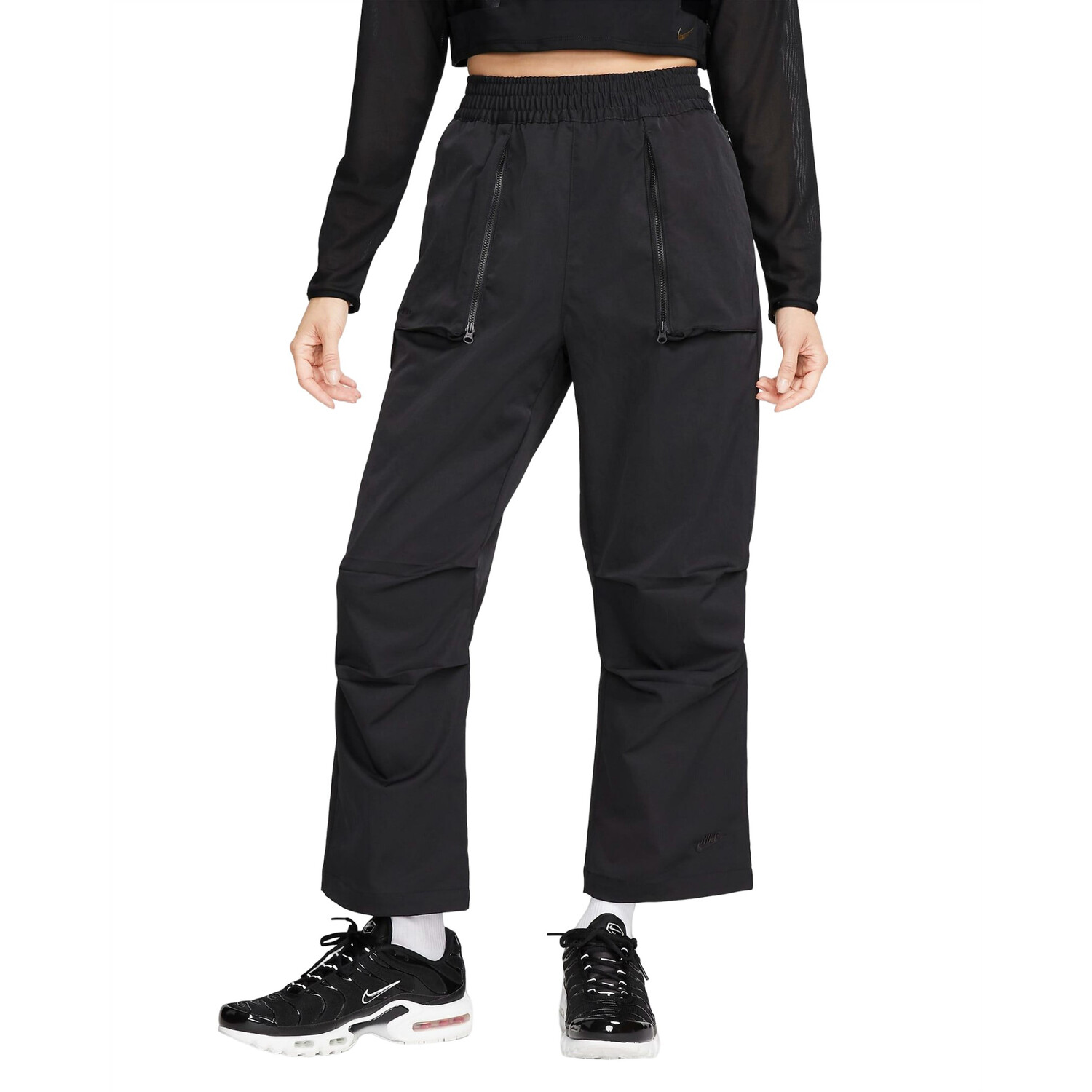 

Брюки Nike Sportswear Dri-Fit Tech Pack Mid-Rise Woven, черный