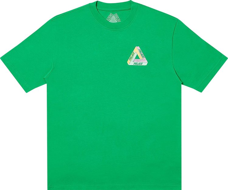 Футболка Palace Tri-Tex T-Shirt 'Green', зеленый