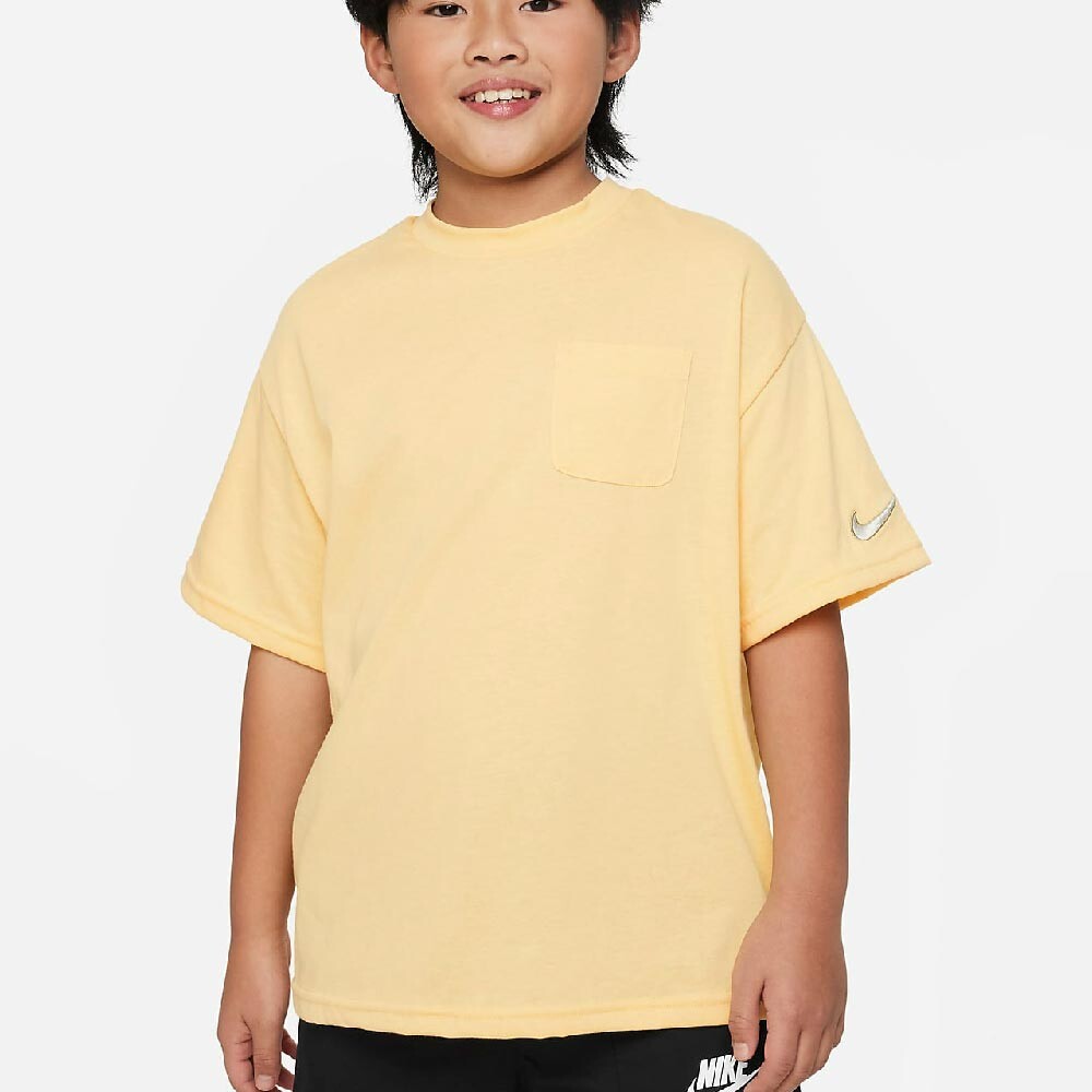 

Футболка Nike Outdoor Play Big Kids' Short-Sleeve, светло-желтый