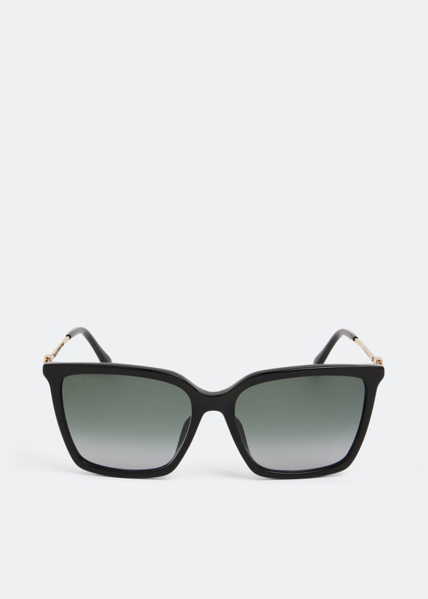 Солнечные очки JIMMY CHOO Totta sunglasses, черный солнечные очки jimmy choo auri sunglasses черный