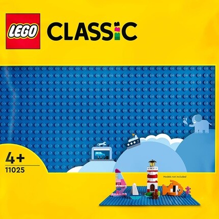 

Конструктор Lego 11025 Classic квадратное основание со шпильками, синий