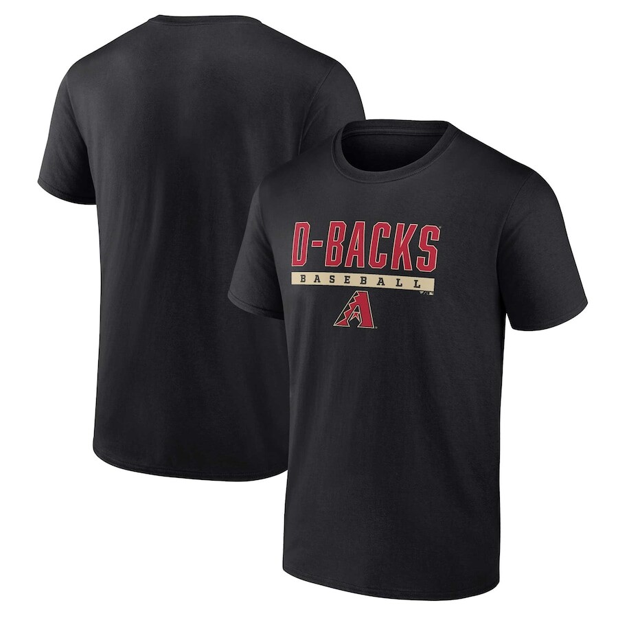

Футболка с коротким рукавом Fanatics Branded Arizona Diamondbacks, черный