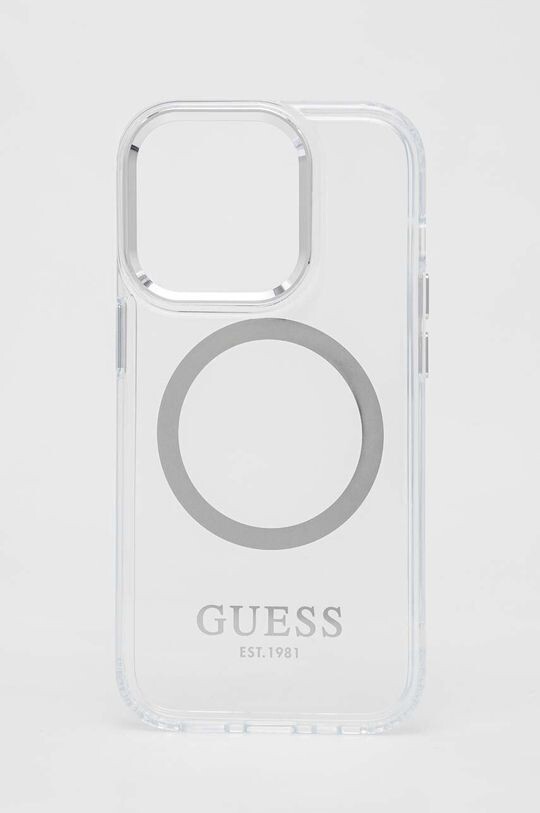 

Чехол для iPhone 14 Pro 6,1" Guess, серебро