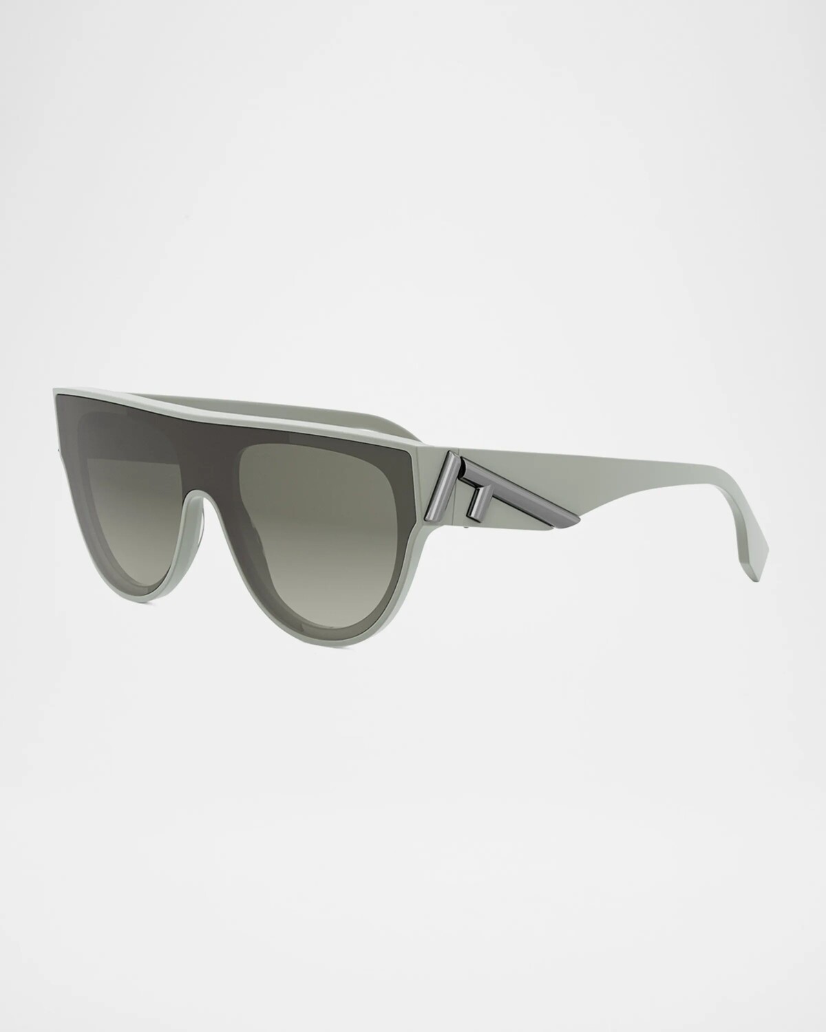 

Солнцезащитные очки с логотипом из ацетата и нейлона Fendi, цвет Light Greenother Gradient Green