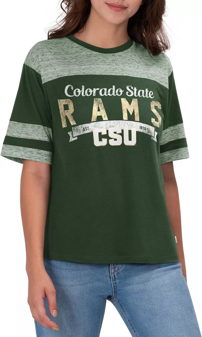 

Зеленая женская футболка Touch by Alyssa Milano Colorado State Rams All Star