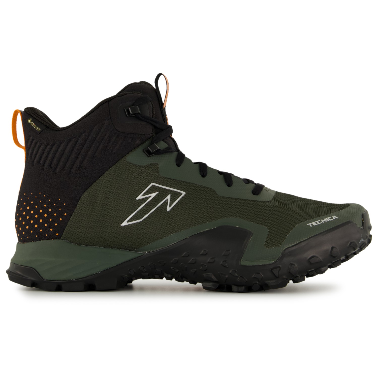 Ботинки для прогулки Tecnica Magma 2 0 S Mid GTX, цвет Night Giungla/Dusty Lava