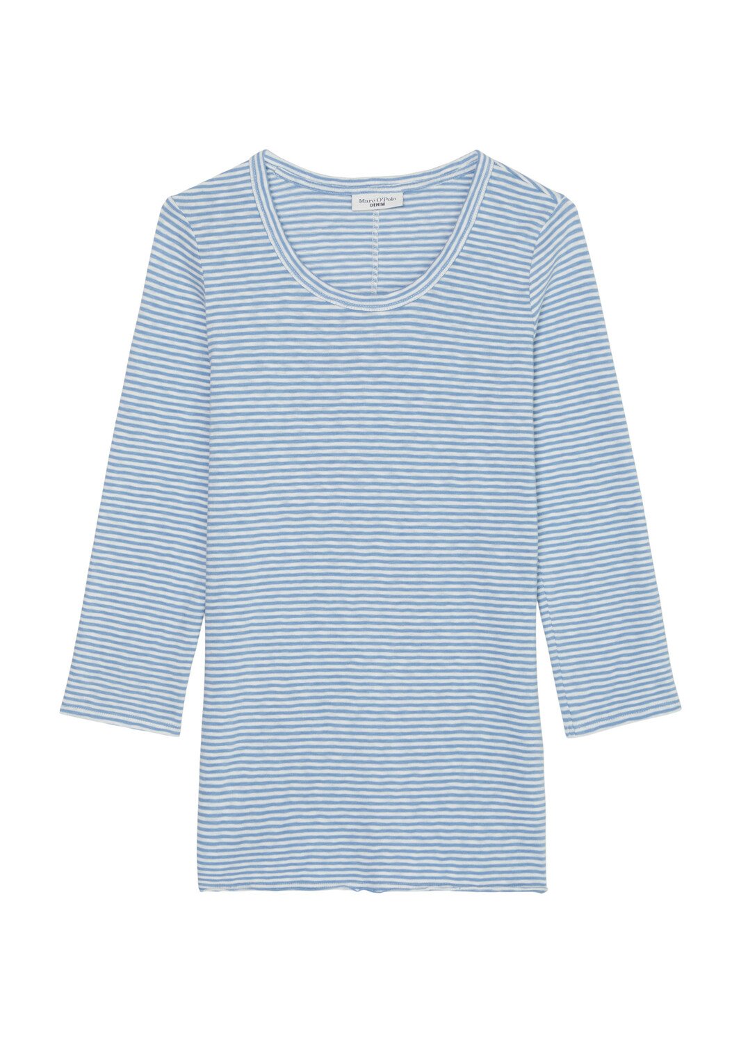 

Рубашка Marc O'Polo Streifen T Shirt slim, цвет multi/cornflower blue