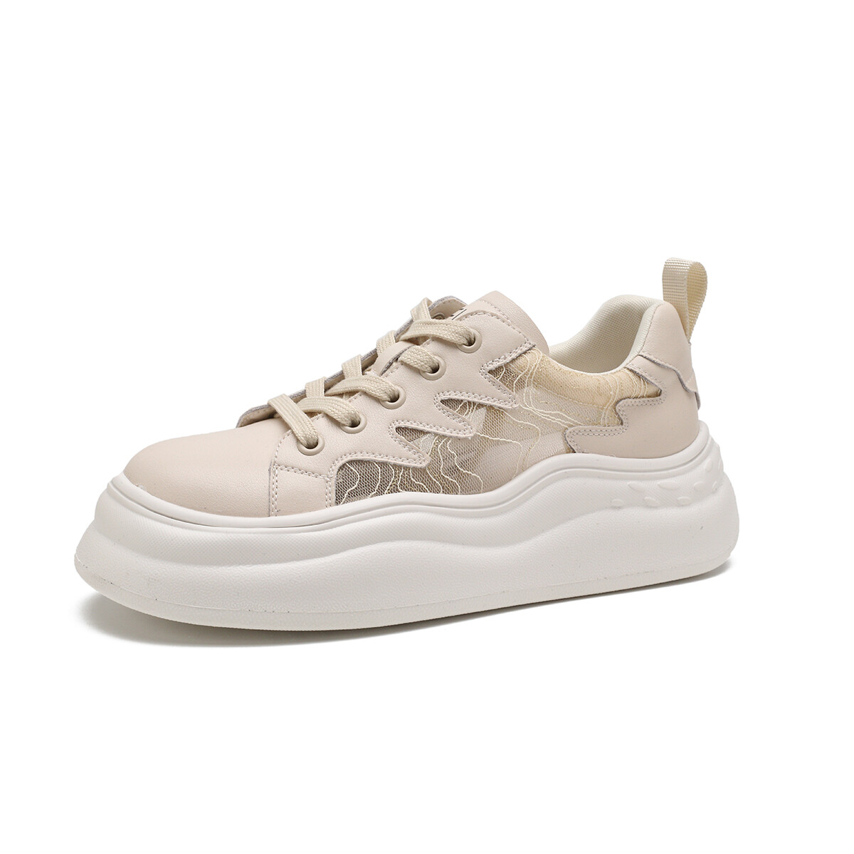 

Кроссовки D:FUSE SCANDINAVIA Skateboarding Shoes Women's Low-top Beige, цвет Apricot