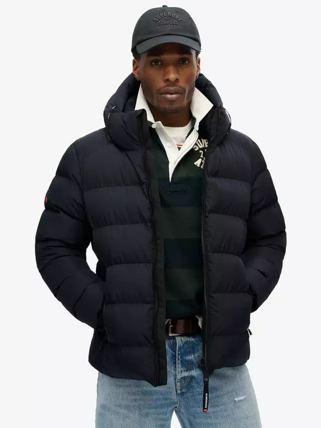 

Куртка Superdry Puffer, цвет eclipse navy