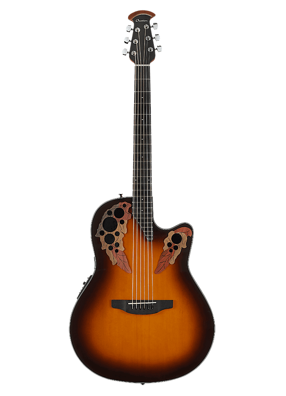 Акустическая гитара Ovation CE44-1 Celebrity Mid-Depth Solid Spruce Top Mahogany Neck 6-String Acoustic-Electric Guitar w/Gig Bag