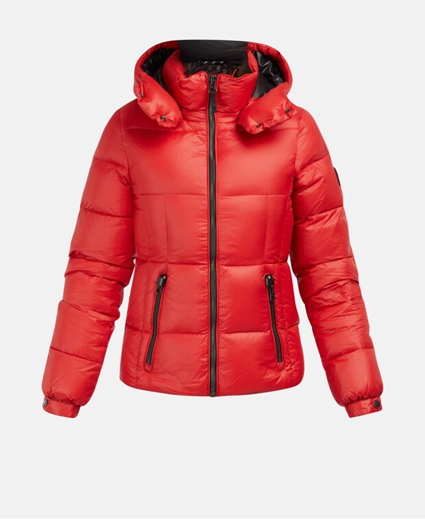 

Пуховик Superdry, красный