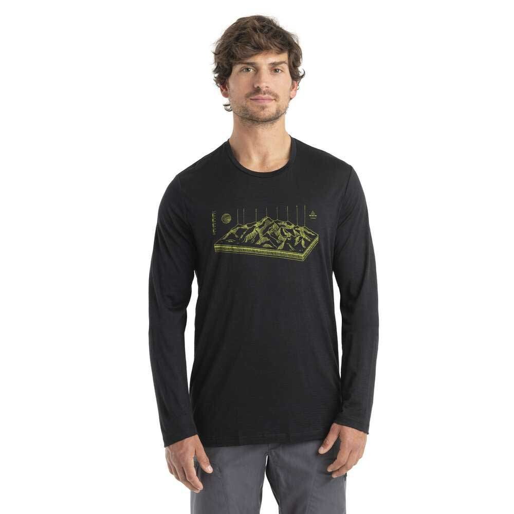 

Базовый слой Icebreaker 150 Tech Lite II Alps 3D Merino, черный