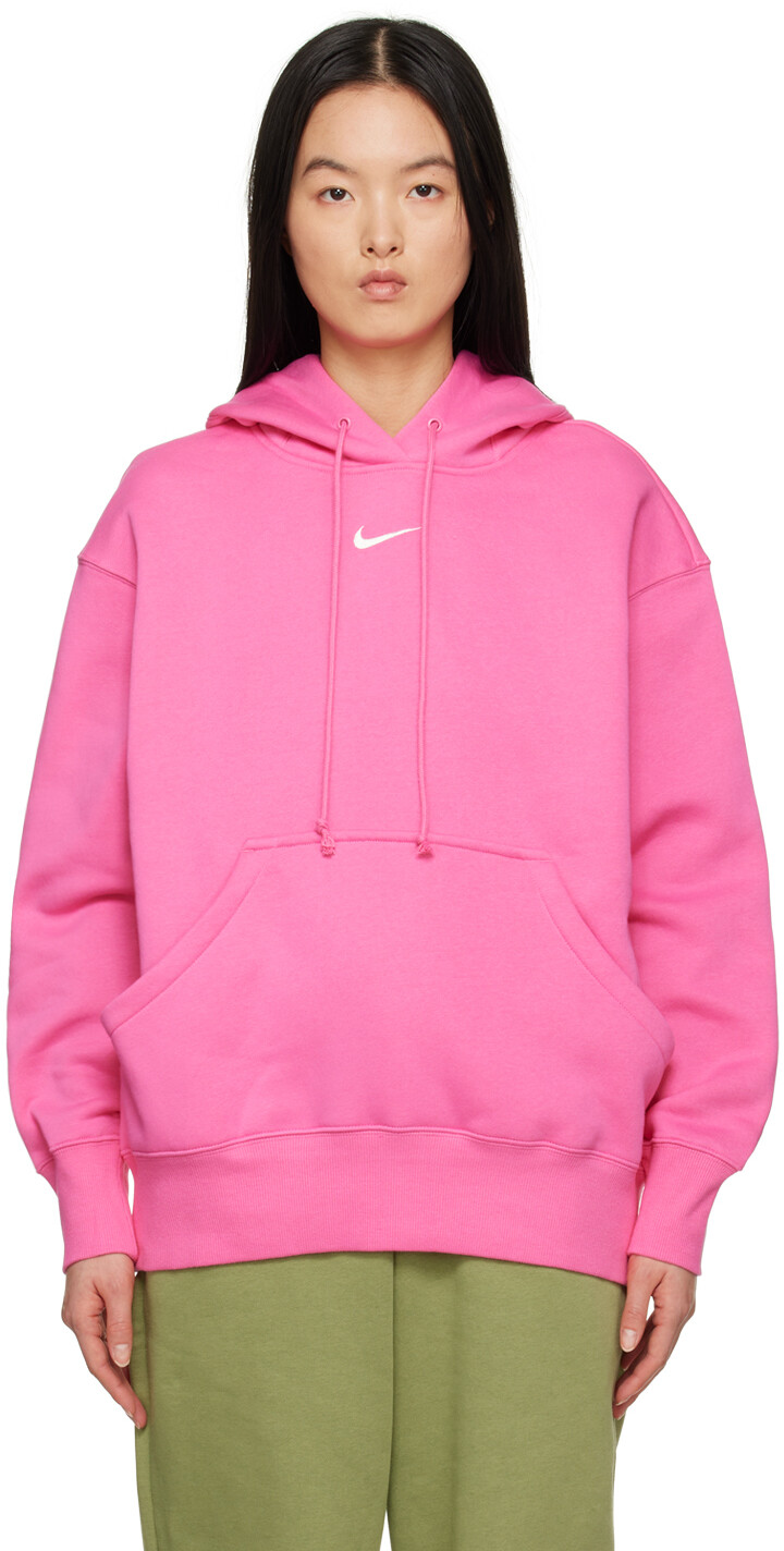 

Розовый худи с изображением Феникса Nike