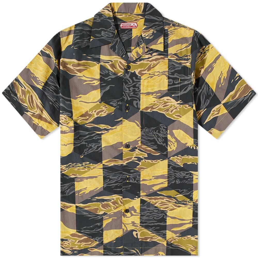 

Рубашка Maharishi Harlequin Camo Camp Shirt