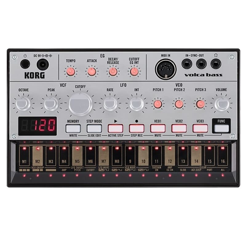 

Бас-синтезатор Korg Volca и жесткий кейс VOLCA-BASS-CASE
