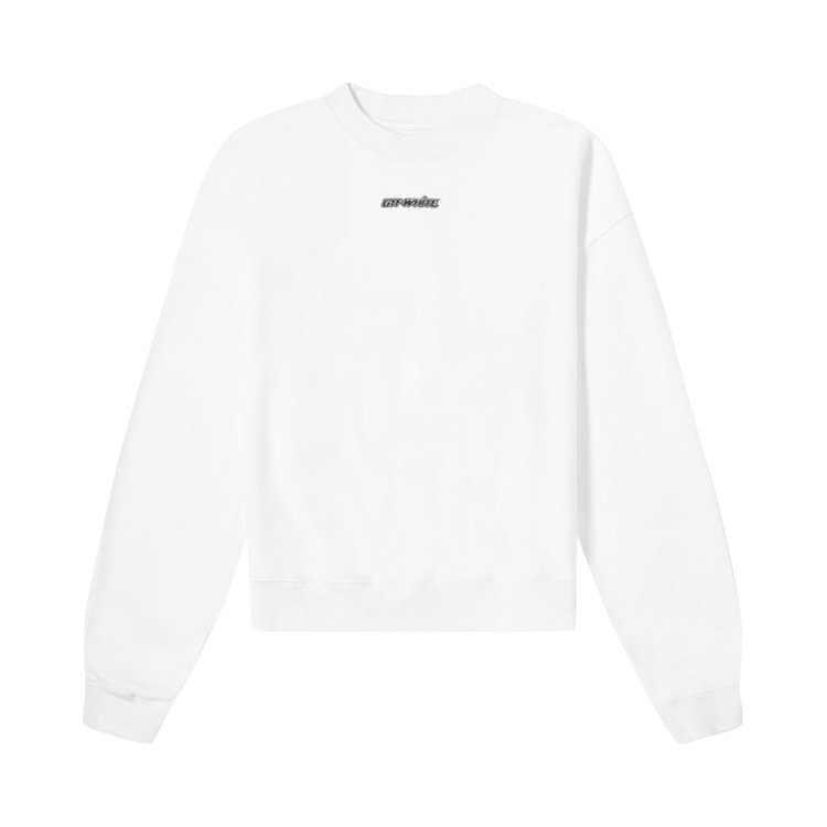 

Толстовка Off-White Marker Over Crewneck 'White/Blue', белый