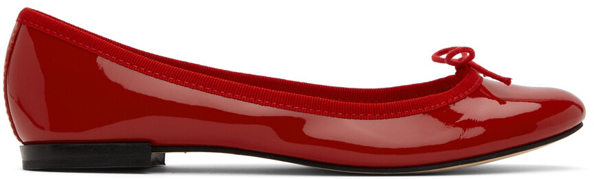 

Красные лакированные балетки Cendrillon Repetto