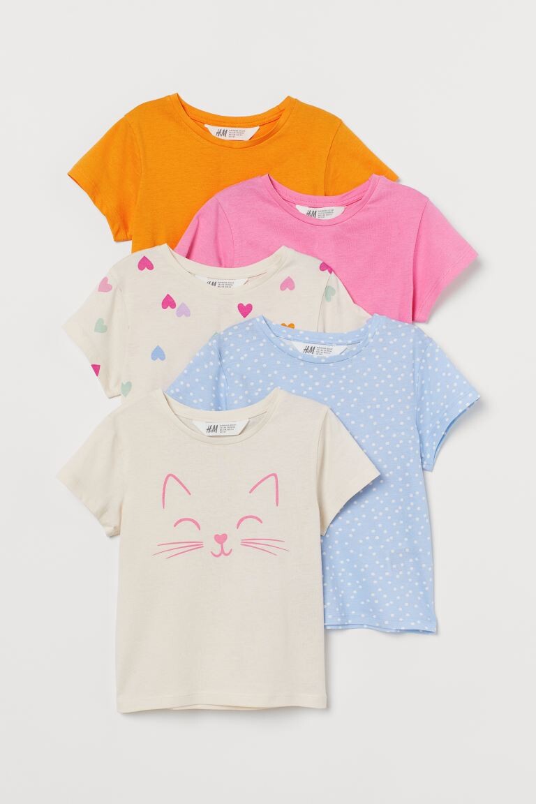 

5 комплектов топов с принтом H&M