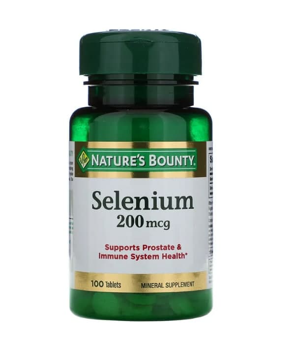 Селен, 200 мкг, 100 таблеток, Nature's Bounty селен now foods100 мкг 100 таблеток